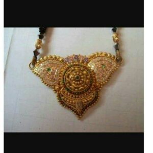 22k Gold Fancy Mangalsutra Pendant