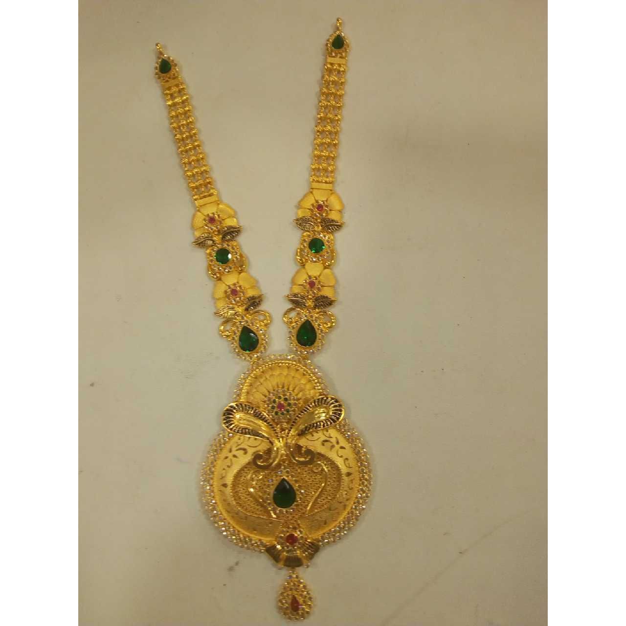 916 Gold Antique Charming Necklace Set