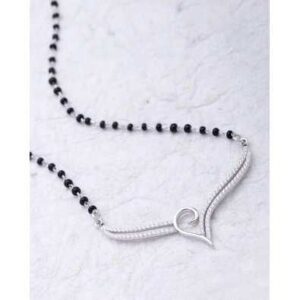 750 Silver Ladies Indian Ethical Cz Mangalsutra