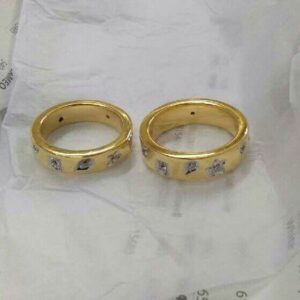 22K / 916 Gold Modern Indian Couple Ring
