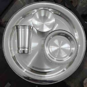 950 Silver Indian Traditional Dinner set