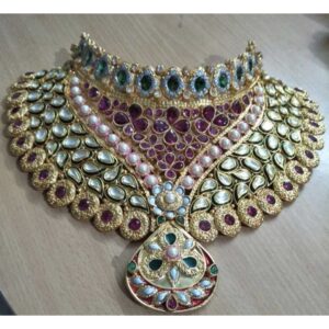 Silver Indian Moti Necklace
