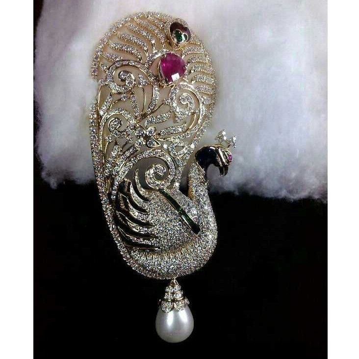 Indian Gold 916 Brooch