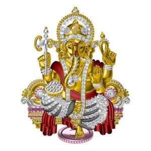 22K / 916 Gold Religious Attractive God Statue
