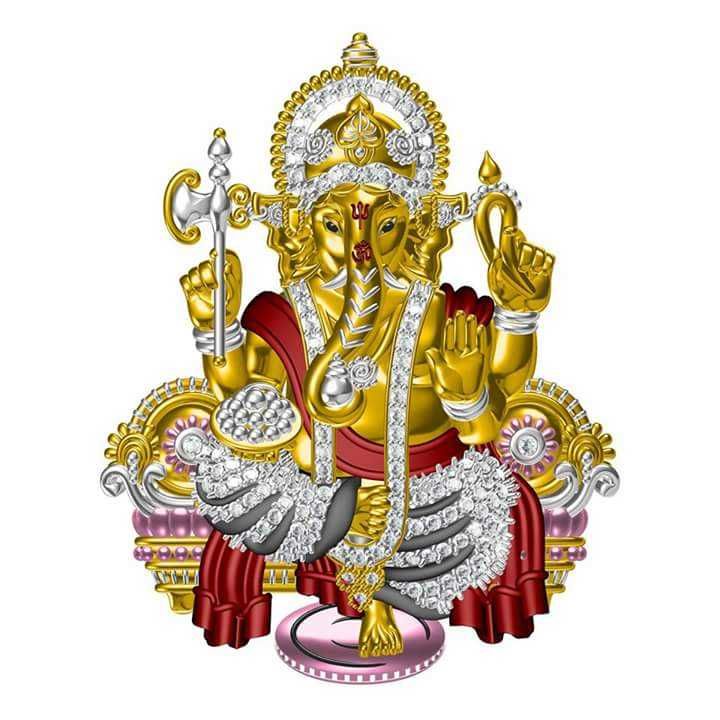 22K / 916 Gold Religious Attractive God Statue