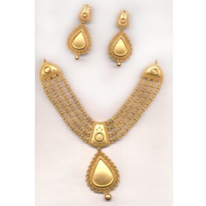 Kundan Jewelry Set Khokha OM - N023