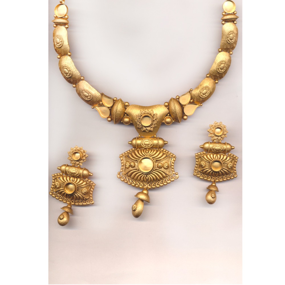 Kundan Jewelry Set Khokha OM - N21
