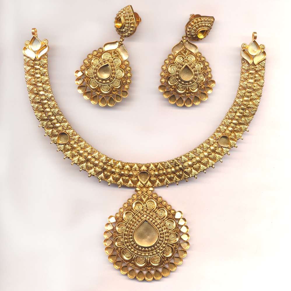 Kundan Jewelry Set Khokha OM - N014