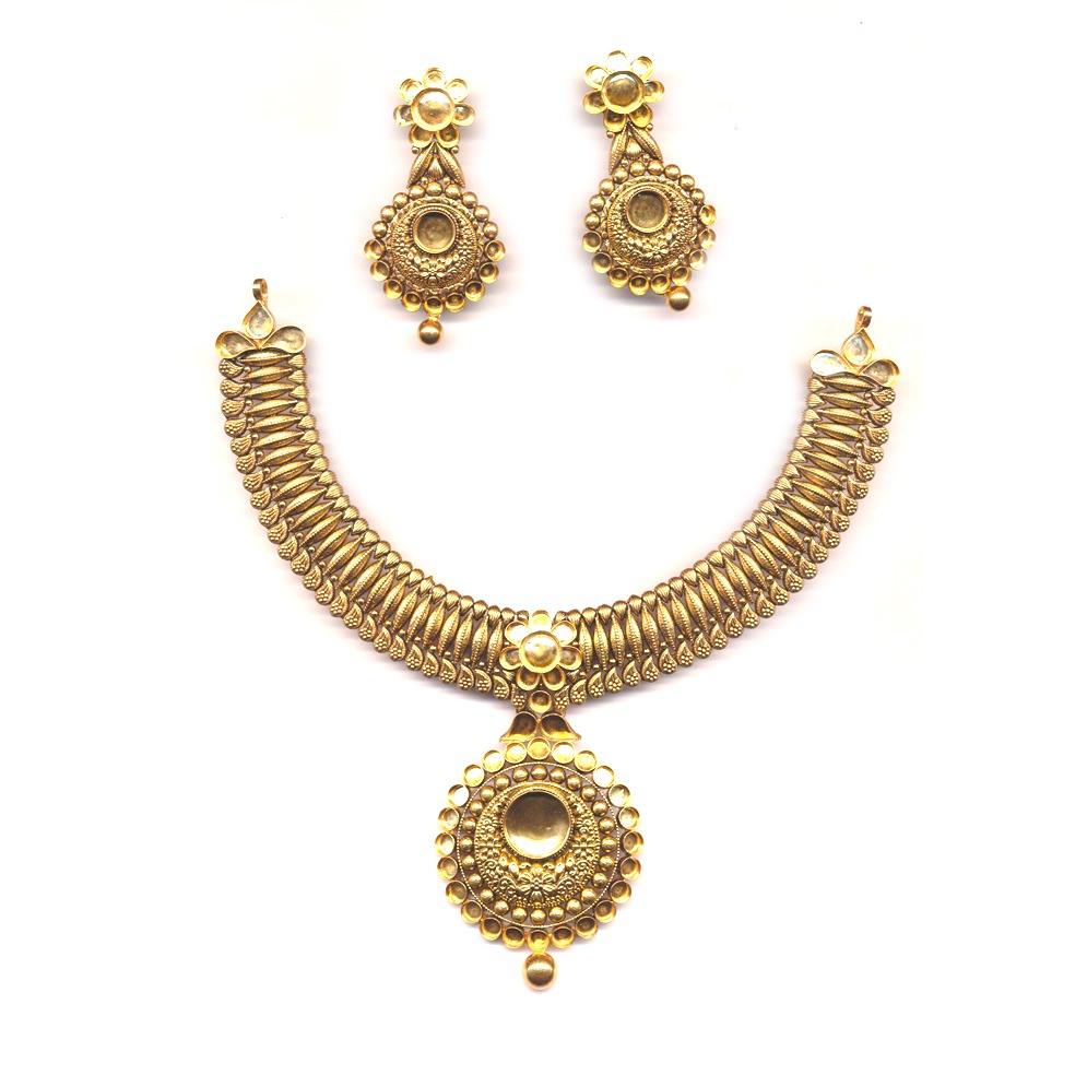 916 Antique Gold Jewelry Khokha OM - N10
