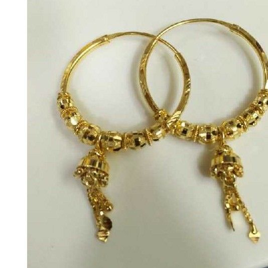 22K / 916 Gold Ladies Round Attractive Pipe Bali