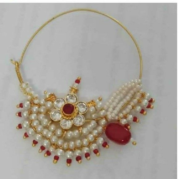 Classic Indian Kundan Nosepin