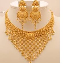 22KT Gold Bridal Necklace Set