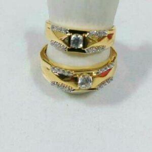 22K / 916 Gold Stone Ladies Couple Ring