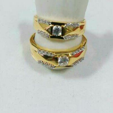 22K / 916 Gold Stone Ladies Couple Ring