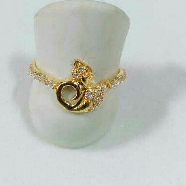 22K/916 Gold Round Ladies Ring
