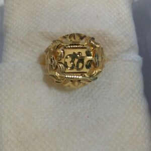 22K / 916 Designer gents Om Ring