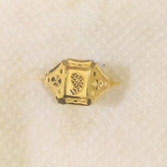 Designer 22K Gold Gents ring