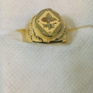 22K / 916 Gold Gents Designer Ring