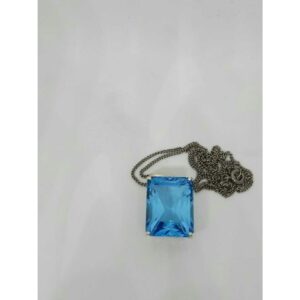925  Sterling  silver  Natural  Swiss  Topaz Pendant