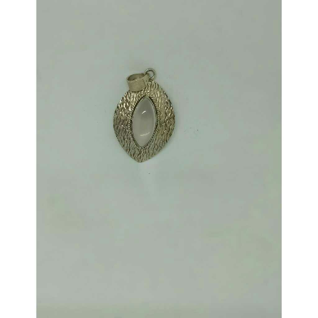 Rose Quart Stone Pendant