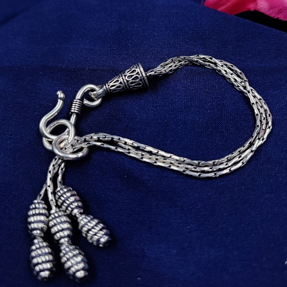 925 silver oxsodized coated bracelet