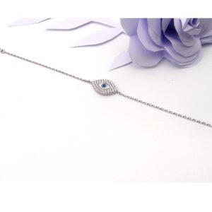 blue evil eye bracelet