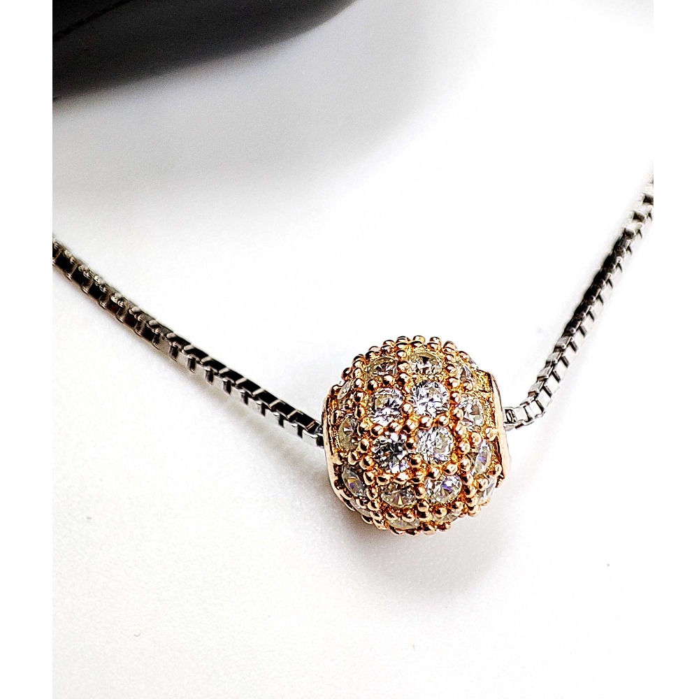 rose Gold pendants with box chain