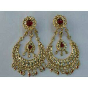 22K/916 Gold Kundan Ladies Earring