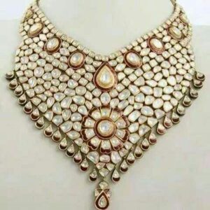 22K/916 Gold Designer Kundan Necklace