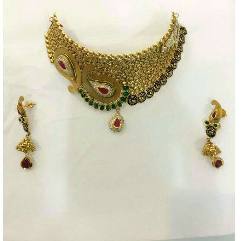 22K/916 Gold Fancy Necklace Set