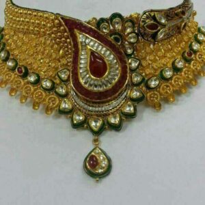 22K/916 Gold Fancy Ladies Necklace