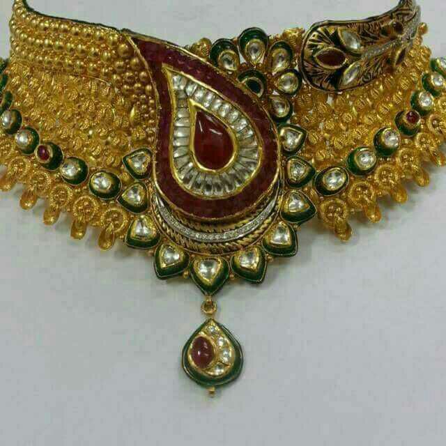 22K/916 Gold Fancy Ladies Necklace