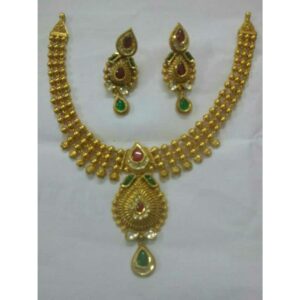 22K/916 Gold Fancy Ladies Necklace Set