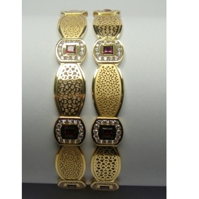 916 GOLD CNC LASER CUTTING BANGLES