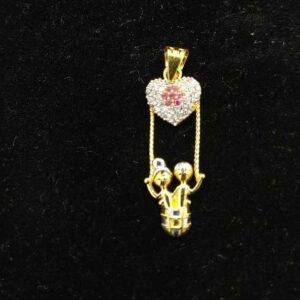 Attractive Gold Couple Pendant