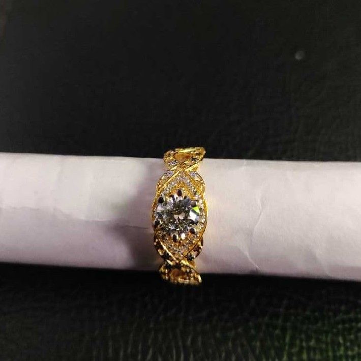 Designer 916 Gold Diamond Ladies Ring