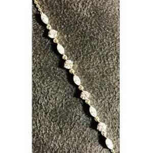 9KT Simple swarovski  ladies Bracelet