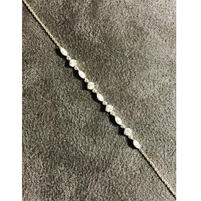 9KT Simple swarovski  ladies Bracelet