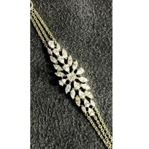 Light Weight 9KT swarovski Ladies Bracelet
