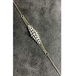 Light Weight 9KT swarovski Ladies Bracelet