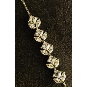 Delicate 9KT Swarovski Ladies Bracelet - Image 2