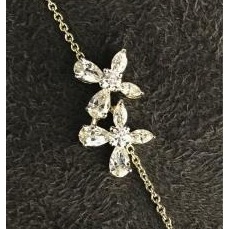 Light Weight 9KT Swarovski Ladies Bracelet