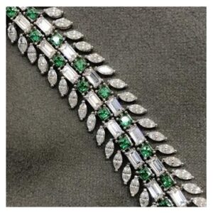 Antique Style 9KT Swarovski Bracelet