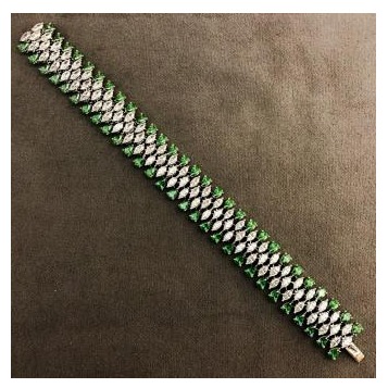 Modern 9KT Swarovski Bracelet