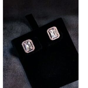 9KT Plan Swarovski Ladies Earring