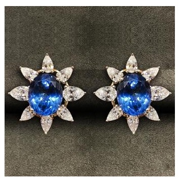 Magnificent 9KT Swarovski Earring
