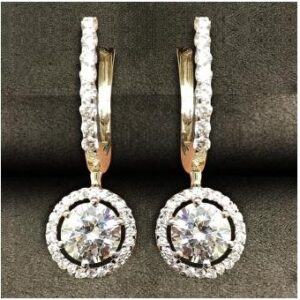 Designer 9KT Swarovski Long Earring