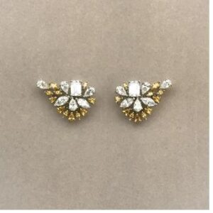 9KT Swarovski Delicate Ladies Earring