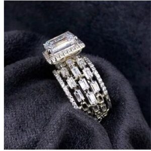 Designer 9KT Swarovski Ring