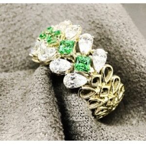 9KT Exclusive Swarovski Women Ring